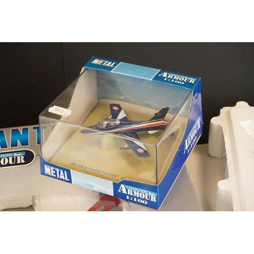 1197 - Four boxed diecast plane models to include 2 x Armour Collection (1:48 F4 Phantom & 1/100 5000 MB 33... 