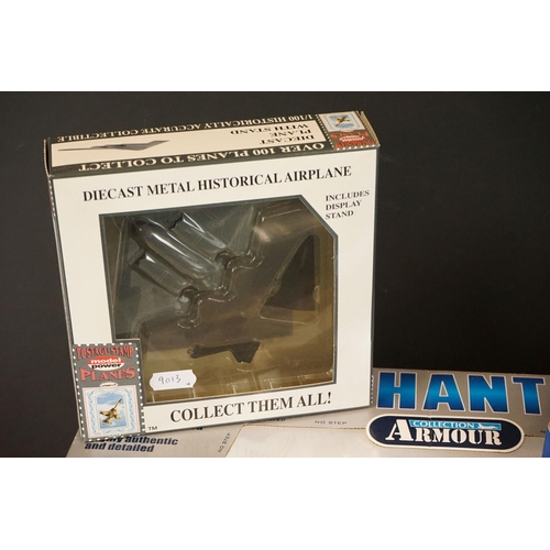 1197 - Four boxed diecast plane models to include 2 x Armour Collection (1:48 F4 Phantom & 1/100 5000 MB 33... 