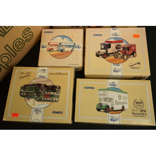 1202 - 27 Boxed Corgi Classics Commercials From Corgi diecast models with certificates, to include the Terr... 