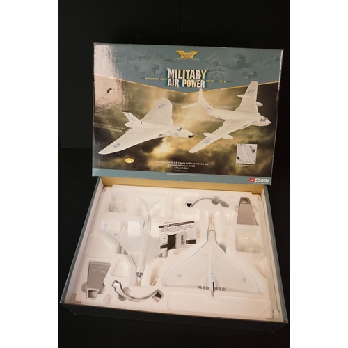 1208 - Six boxed Corgi The Aviation Archive diecast models to include 3 x 1/72 Jet Fighter Power (49803 Haw... 