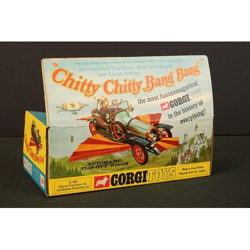 1360 - Boxed Corgi 266 Chitty Chitty Bang Bang diecast model complete with 4 x figures and accessories, vg ... 