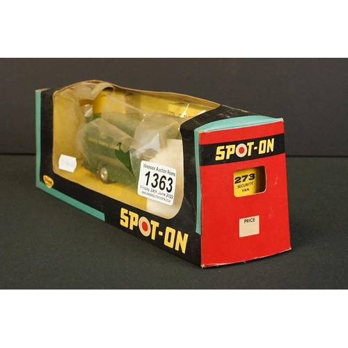 1363 - Boxed Triang Spot On 273 Commer Security Van (Money Box) diecast model in vg condition, box with spl... 