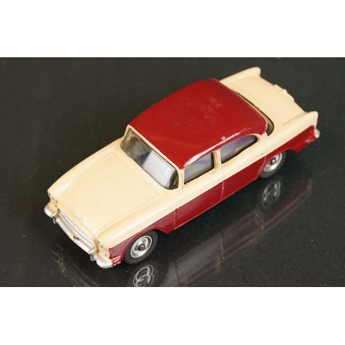 1372 - Four boxed Dinky diecast models to include 256 Police Patrol Car, 183 Fiat 600 Saloon in turquoise, ... 