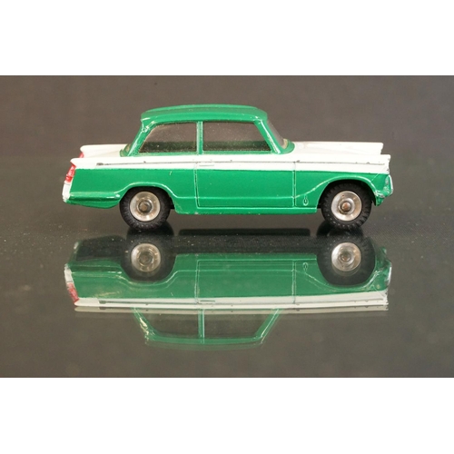 1372 - Four boxed Dinky diecast models to include 256 Police Patrol Car, 183 Fiat 600 Saloon in turquoise, ... 