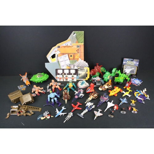 452 - Collection of 80s toys to include Palitoy Action Man Action Force Headquarters (appearing complete w... 