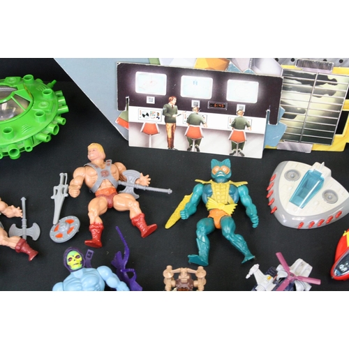 452 - Collection of 80s toys to include Palitoy Action Man Action Force Headquarters (appearing complete w... 