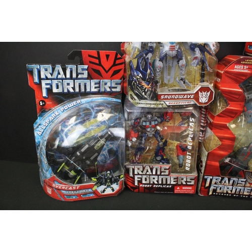 458 - Transformers - 11 Carded Hasbro figures to include 5 x Automorph Technology (Decepticon Brawl, Barri... 