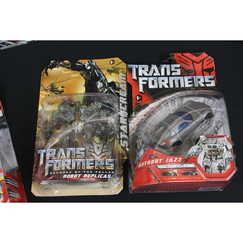 458 - Transformers - 11 Carded Hasbro figures to include 5 x Automorph Technology (Decepticon Brawl, Barri... 