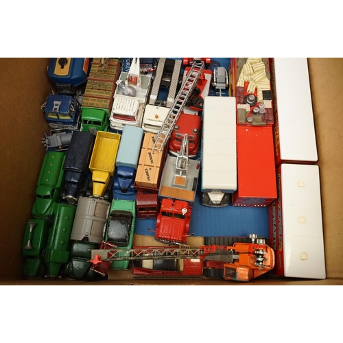 1341 - Collection of around 55 mid 20th C onwards play worn diecast models to include Dinky, Corgi, Triang ... 
