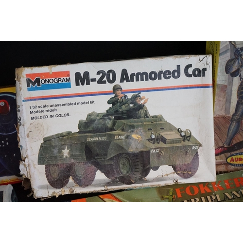 270 - 15 Boxed plastic model kits to include 3 Revell models (Lacrosse Missile with Mobile Launcher H-1816... 