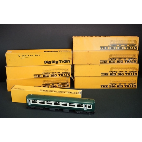 42 - Eight boxed The Big Big Train items of rolling stock featuring Passenger Coaches, boxes vary