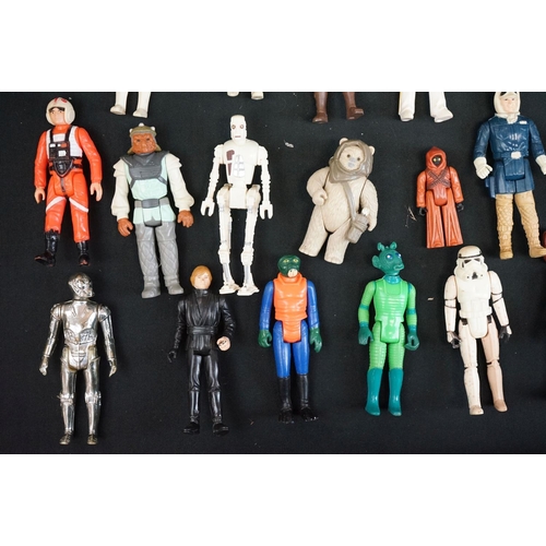 599 - Star Wars - 85 Original figures to include 2 x Han Solo, 2 x Luke Skywalker, 2 x Kithaba, Imperial D... 