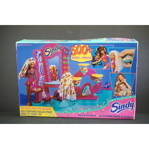 603 - Six boxed Hasbro Sindy sets to include 18382 Surprise Scooter (missing flag), 18379 Bath La Baignoir... 