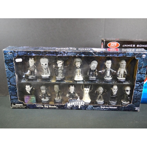 363 - Collection of toys, mainly TV related to include boxed Universal Studios Monsters Little Big Heads f... 