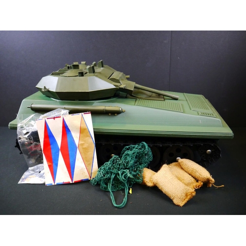 364 - Action Man - Four original Palitoy Action Man accessories & vehicles to include Machine Gun Emplacem... 