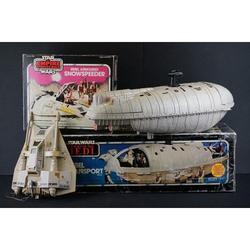 522 - Star Wars - Two boxed original Palitoy vehicle sets to include Rebel Transport (with instructions) &... 