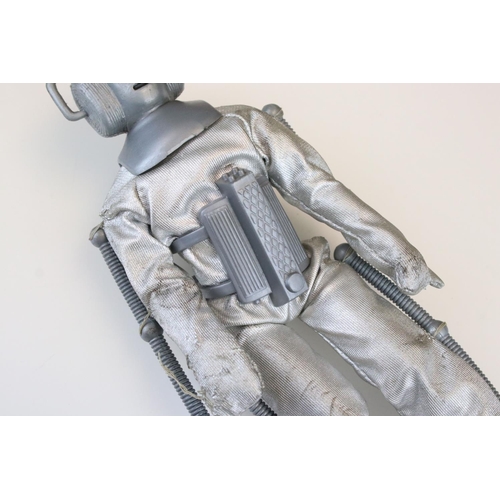 388 - Doctor Who - Original Denys Fisher Cyberman figure with reproduction box, figure shows playwear with... 