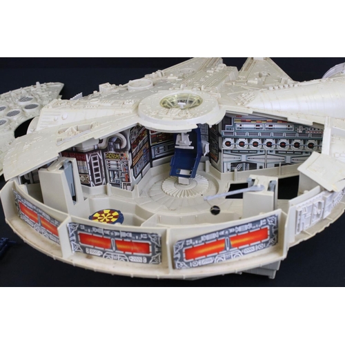 589 - Star Wars - Collection of original toys to include, Wumpa, Rancore, Tauntaun, Imperial Attack Base (... 