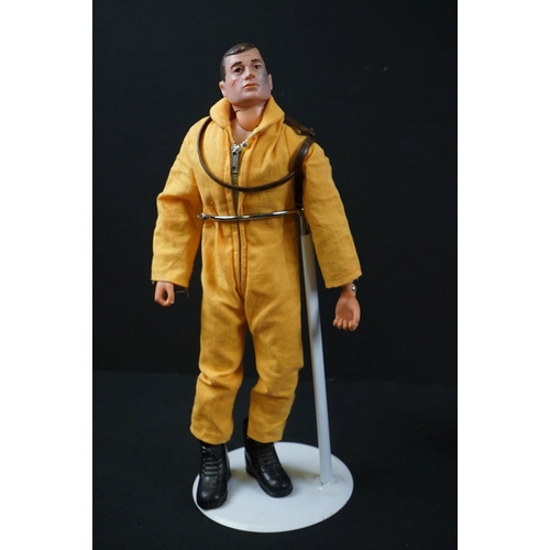 568 - Action Man - Five Original Palitoy Action Man Figures including one figure with painted head and gri... 