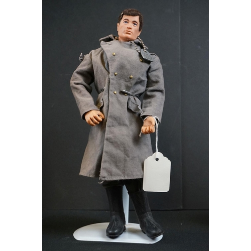 570 - Action Man - Five Original Palitoy Action Man Figures, all with flock hair and gripping hands, dress... 