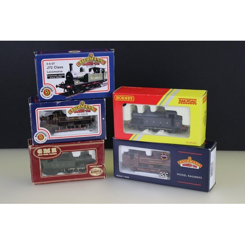 120 - Five boxed OO gauge locomotives to include Hornby Railroad R2882 S&DJR 0-6-0T Class 3F, Airfix GMR 5... 