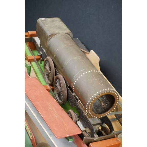 53 - Group of model live steam engine items to include part built brass  2.5