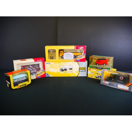 1276 - 18 Boxed Corgi diecast models including 6x TV related (Heartbeat CC07301 Truck, Last Of The Summer W... 