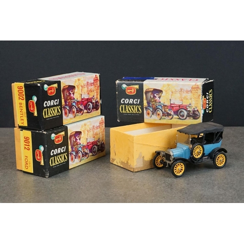 1447 - 10 Boxed Corgi Classics diecast models to include The World of Wooster 1927 Bentley with 2 x figures... 
