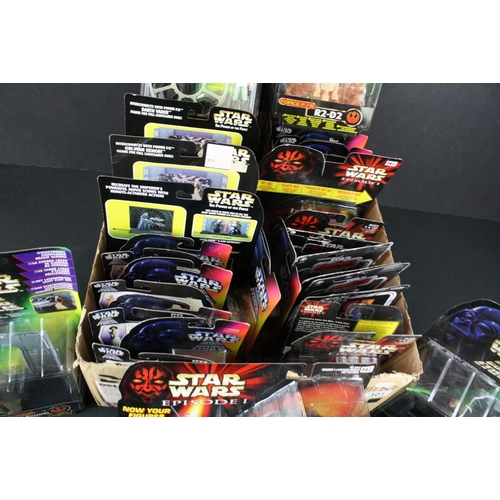 301 - Star Wars - 39 Carded Hasbro / Kenner  figures featuring 20 x Tri-Logo (C3P0, Darth Vader, Yoda, Luk... 