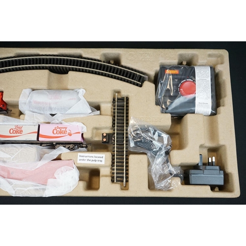 10 - Ex shop stock - Boxed Hornby OO gauge R1276 Summertime Coca Cola train set, complete & unused with o... 