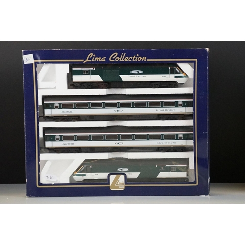 100 - Boxed Lima Collection OO gauge 149871 Great Western train pack plus 3 x boxed Lima Collection OO gau... 