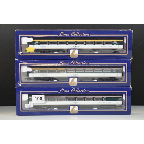 100 - Boxed Lima Collection OO gauge 149871 Great Western train pack plus 3 x boxed Lima Collection OO gau... 