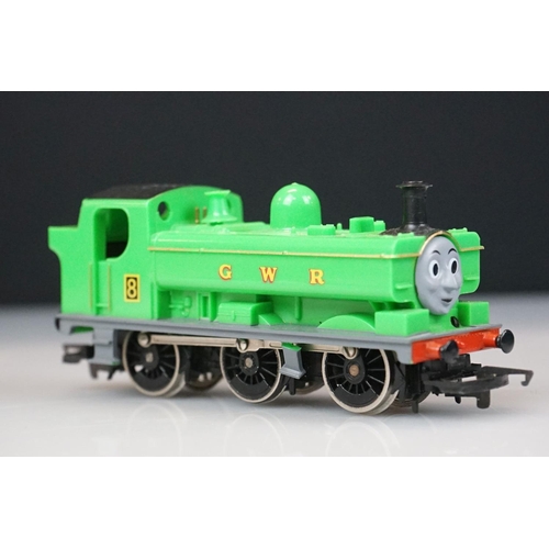 109 - Four Hornby OO gauge Thomas & Friends locomotives to include Henry, Percy, Duck & Thomas plus Annie ... 