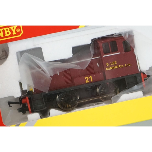 29 - Ex shop stock - Four boxed Hornby OO gauge locomotives to include R30009 London Carriers Internation... 