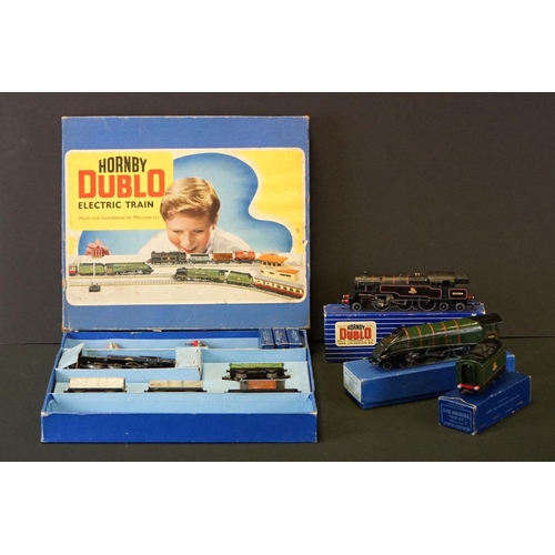 46 - Two boxed Hornby Dublo locomotives to include EDL11 BR Silver King and EDL18 Standard 2-6-4 Tank Loc... 