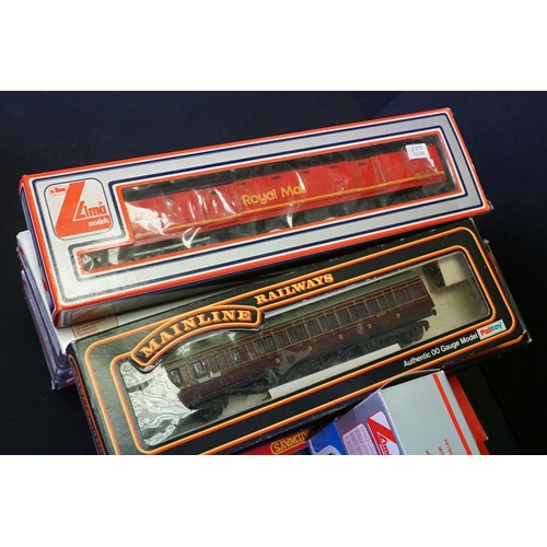 58 - 27 Boxed OO gauge items of rolling stock to include 9 x Lima, 7 x Oxford, 5 x Palitoy Mainline, 4 x ... 