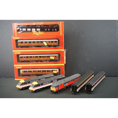 93 - Lima OO gauge InterCity locomotive & coach set of locomotive, dummy & 2 x coaches, Lima Resurgent lo... 