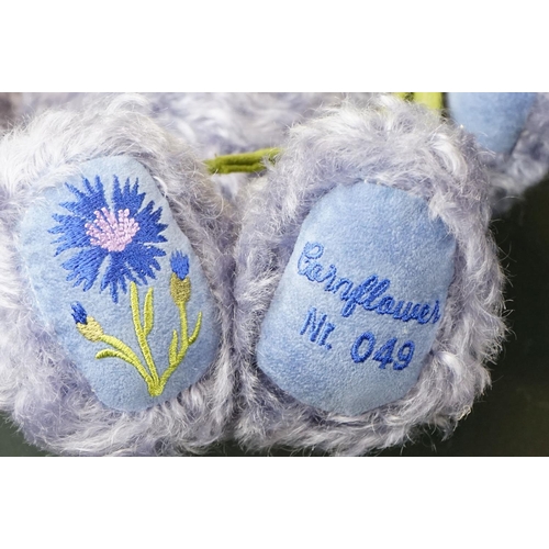 167 - Nine ltd edn Hermann Spielwaren Flower Bears to include Bluebell, Daisy, Snowdrop, Poppy, Forget-me-... 