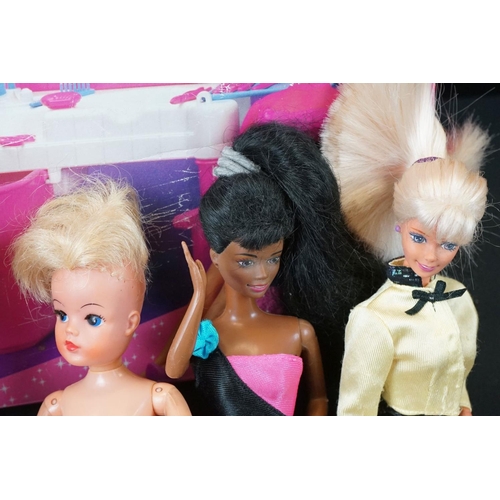 191 - Barbie - Eight Mattel Barbie clothed fashion dolls, 1960s onwards, to include a 1962 Midge doll (spl... 