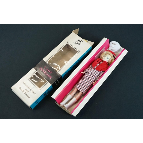 212 - Boxed 1960s Fairylite Thunderbirds Lady Penelope doll, based on Gerry Anderson's TV series, wearing ... 