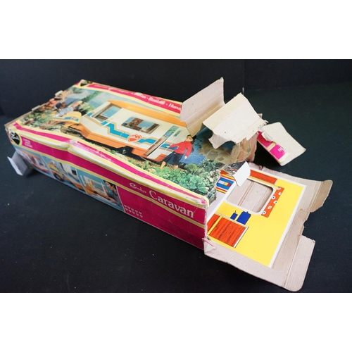 205 - Sindy - Five Boxed Pedigree Sindy items to include 2 x 44579 caravans, 44681 Tele Sindy Studio, 4438... 