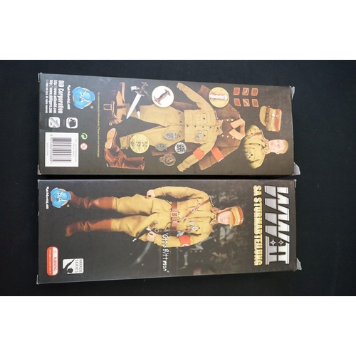 263 - Two boxed DiD Corporation Parade Series WWII SA Sturmabteilung D80037 Otto Bittman figures, one appe... 