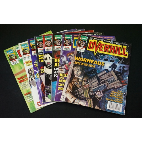 272 - Comics - Marvel Comics Overkill issues 1 to 47 with issues 26, 35 & 46 missing, issue 1 poster is pr... 