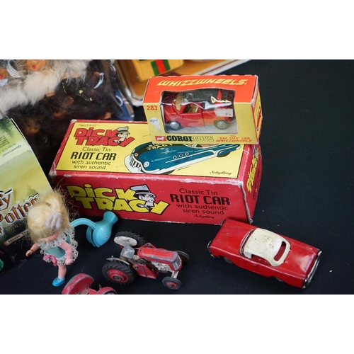 273 - Collection of toys to include boxed Schylling Dick Tracy Classic Tin Riot Car, boxed Corgi Whizzwhee... 