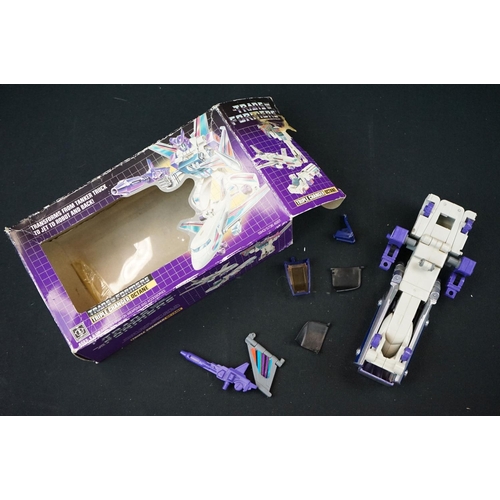 274 - Transformers - Boxed Hasbro Transformers 1986 Triple Changer Octane (poor box - unchecked for comple... 