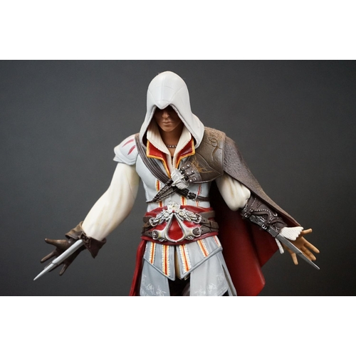 284 - Two boxed Assassins Creed figures to include AC2 Xbox 360 White Edition Ezio Auditore (figure & box ... 
