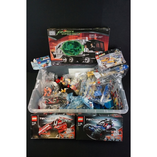 310 - Lego - 3 Boxed Lego vehicle sets together with a quantity of loose Lego, to include 2 x boxed & seal... 