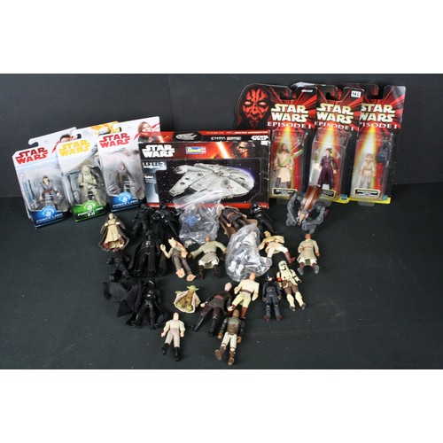 297 - Star Wars - Collection of Star Wars figures to include 2 x original figures (Princess Leia Organa, L... 