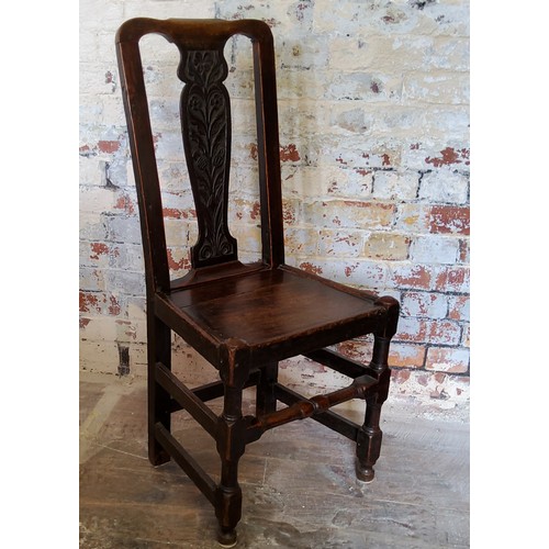 41 - An 18th century Wainscote chair c.1760