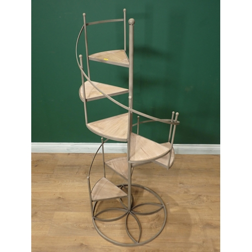 A spiral Plant Stand 4ft 4in H